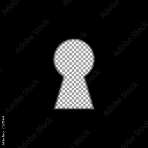 Keyhole isolated layer