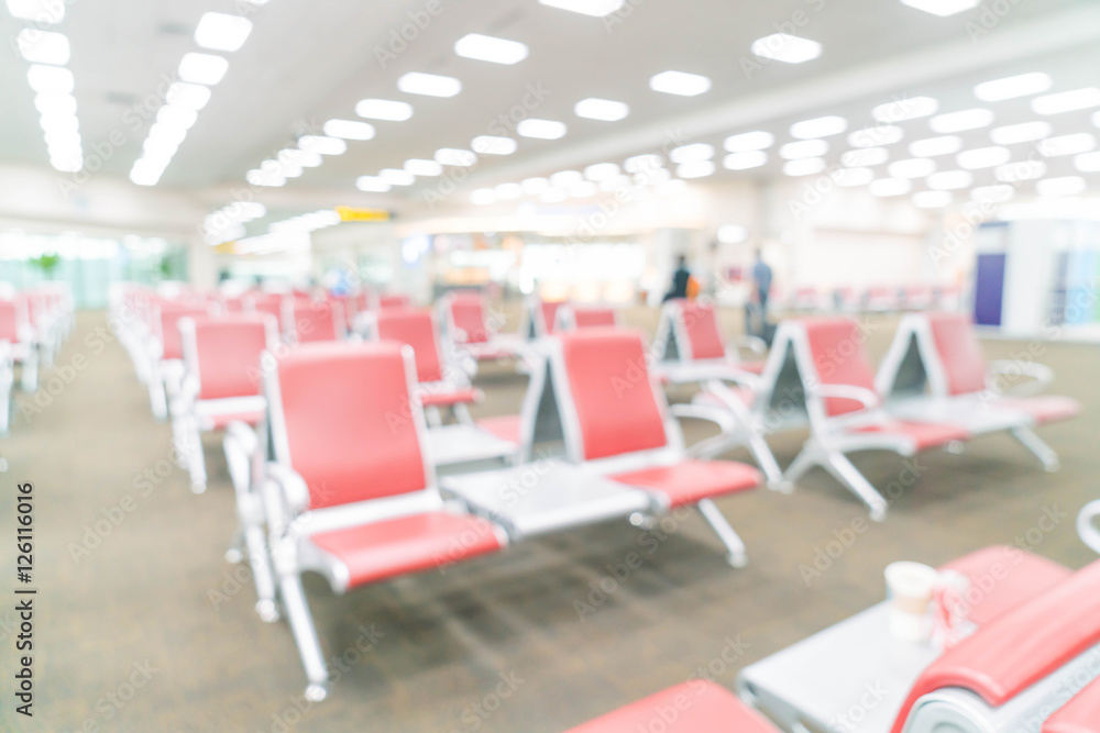 Obraz premium abstract blur in airport