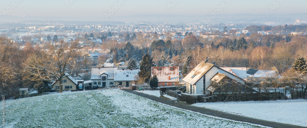 Panorama einer Winterlandschaft