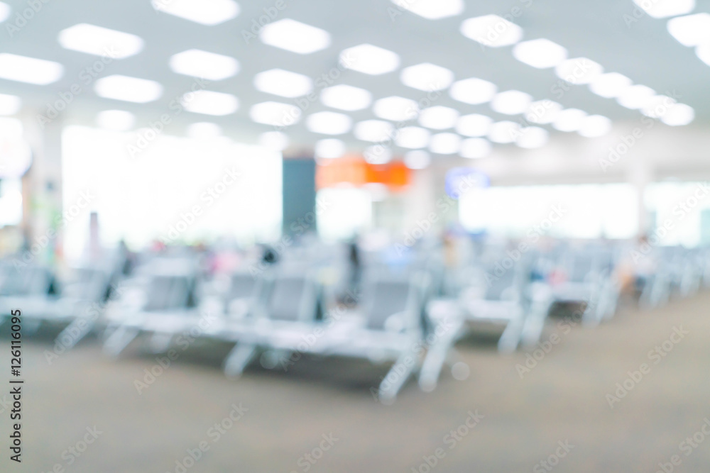 Obraz premium abstract blur in airport