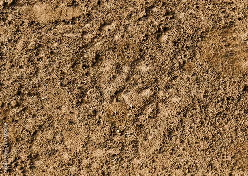 Brown ground surface. Close up natural background