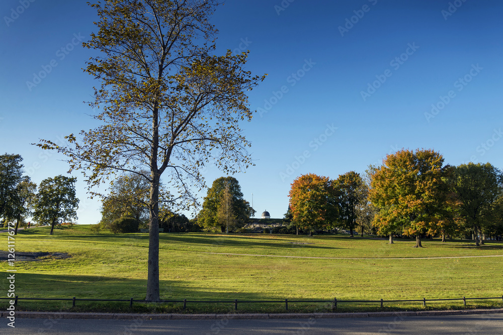 kaivopuisto city park in helsinki finland on sunny day kaivopuisto city park in helsinki finland on sunny day