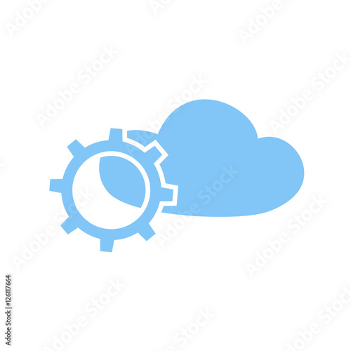 tech cloud symbol