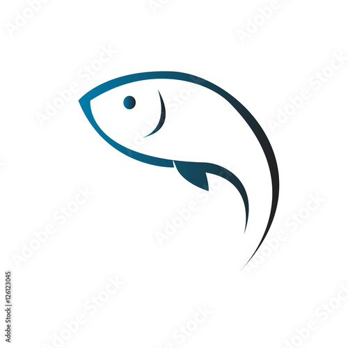 Blue Fish Vector