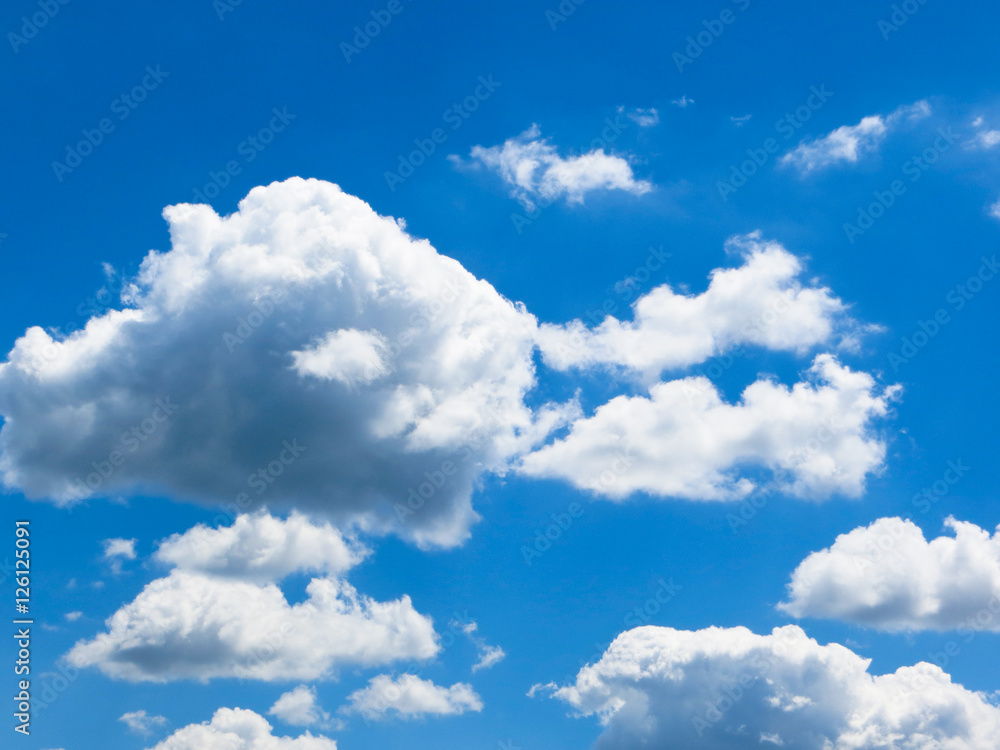 Obraz premium Blue sky and clouds