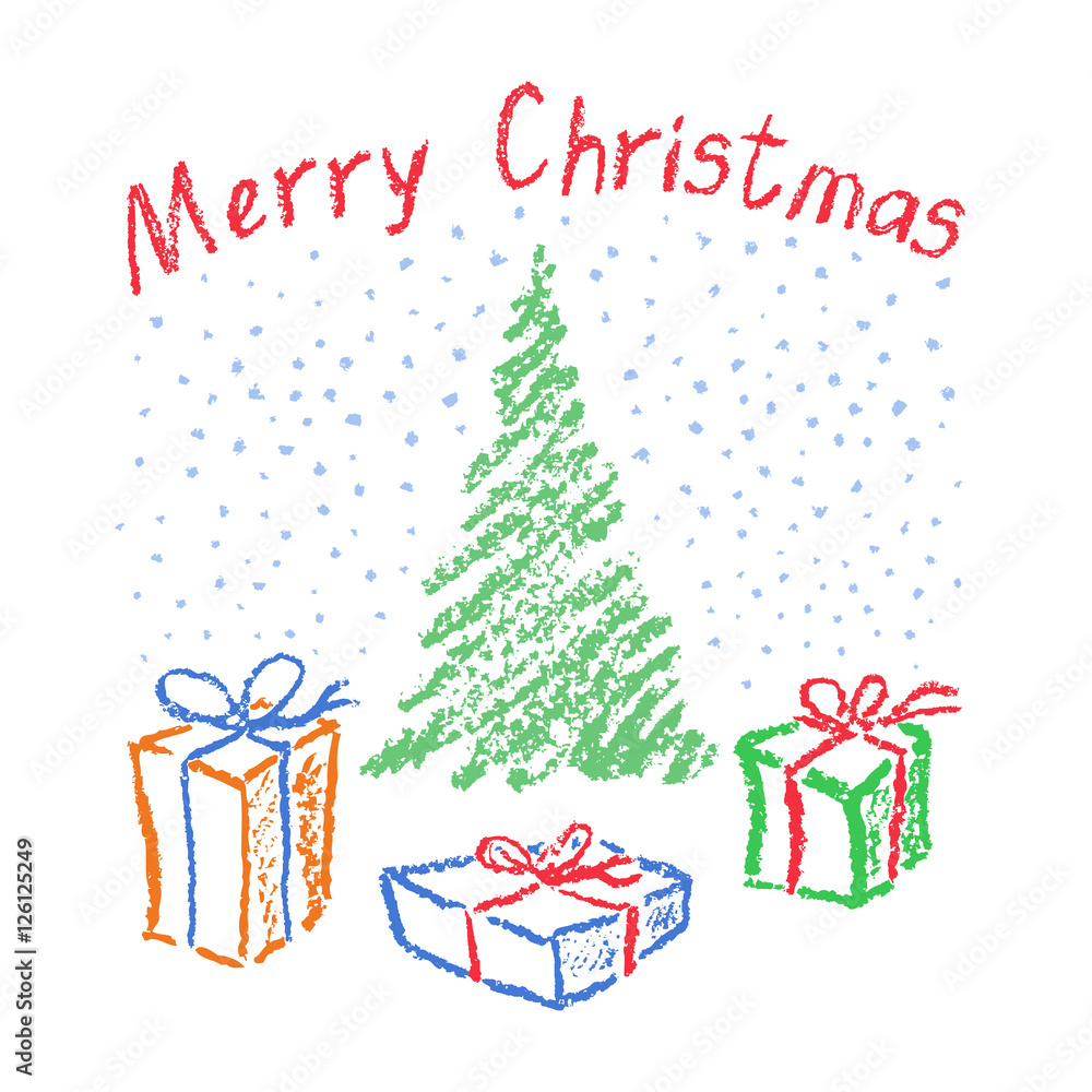 Santa Clous Christmas gifts drawing sketches | Merry christmas drawing, Drawing  sketches, Christmas sketch
