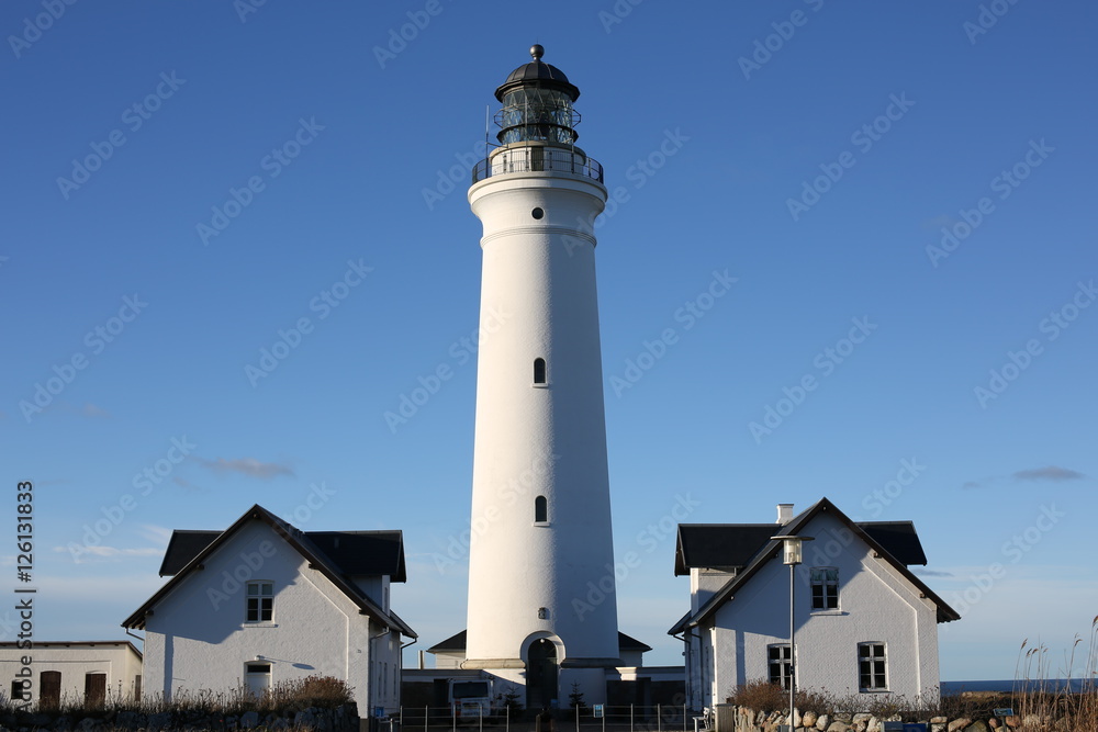 Lighthouse in Jutland, Denmark Lighthouse in Jutland, Denmark
