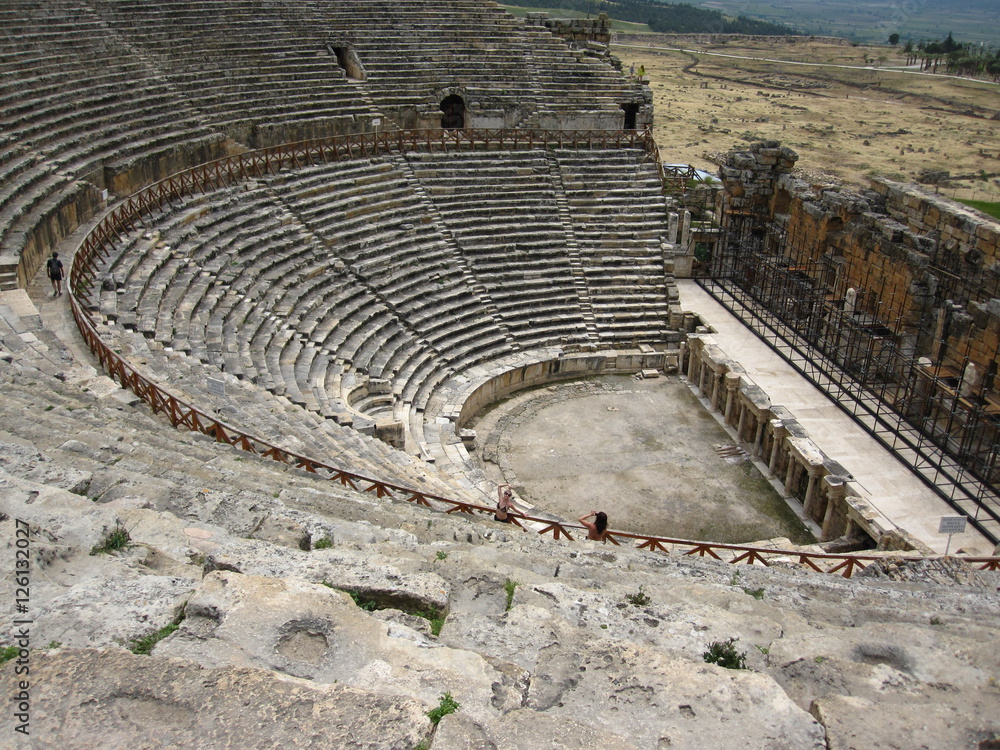 Pamukkale, Turkey: Ancient Theatre Hierapolis 62 AD