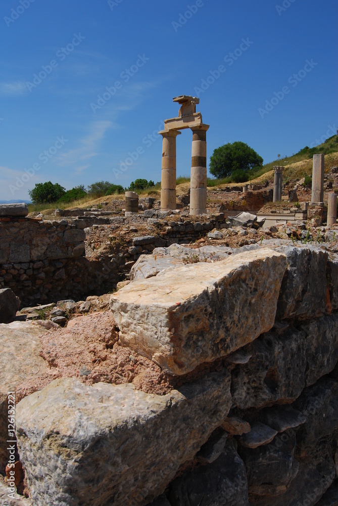 Ephesus Turkey: Ancient Greek City on coast of Ionia 10th century BC