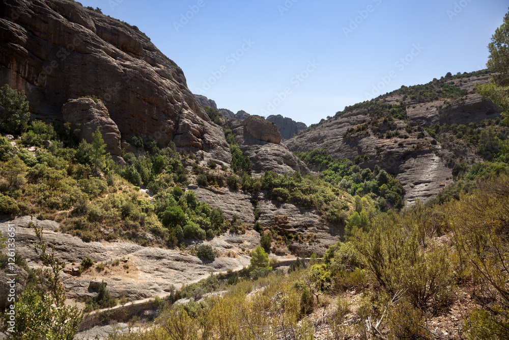 river gorge in Spain