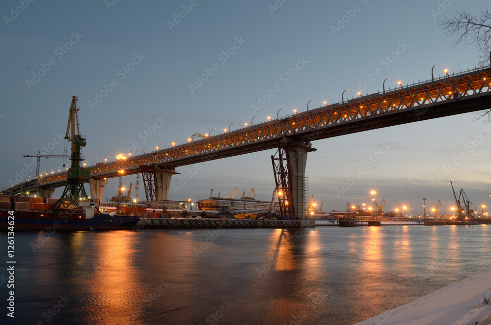 the construction of a highway around the city. the construction of a highway around the city.