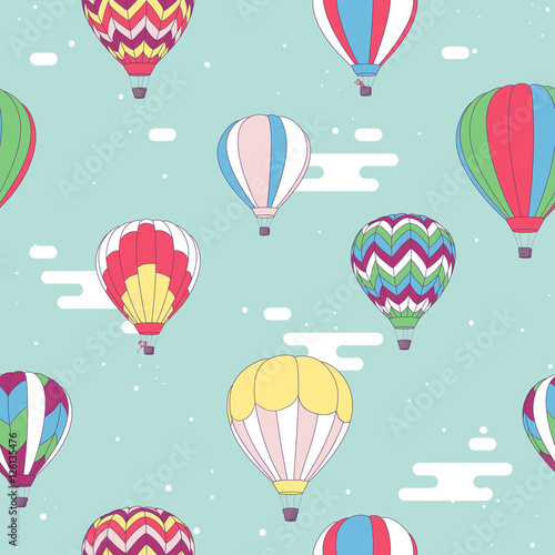 Hot air ballon pattern