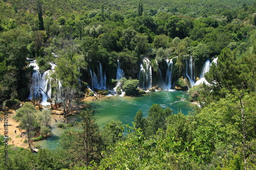 Kravice waterfalls and Trebizat river in Bosnia and Herzegovina
