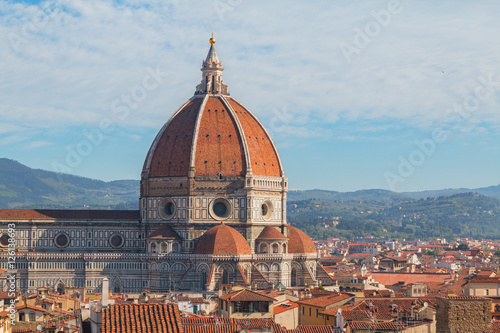 Panorama of the Florence city and the Cathedral Santa Maria del