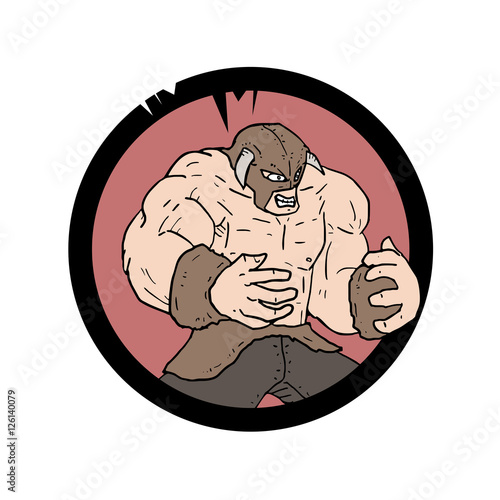 strong barbarian illustration