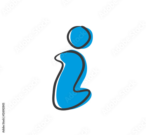 Stick Figure Series Icon / Info
