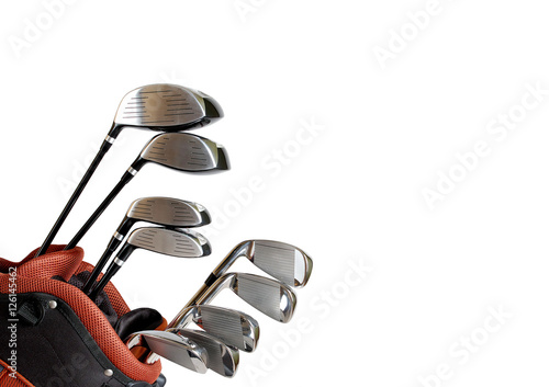 golf club isolated on white