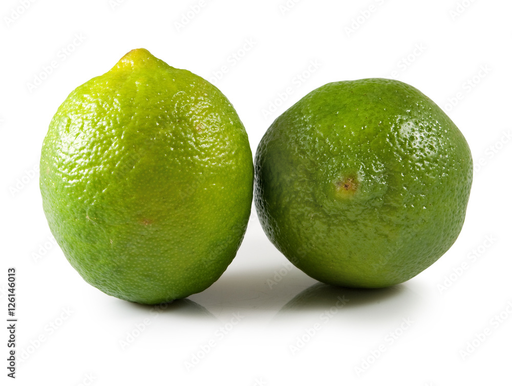 isolated image of lemons close-up