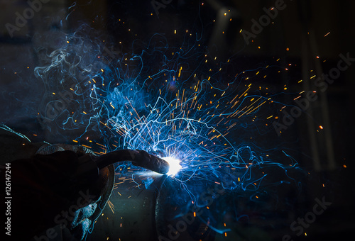 argon welding splatter