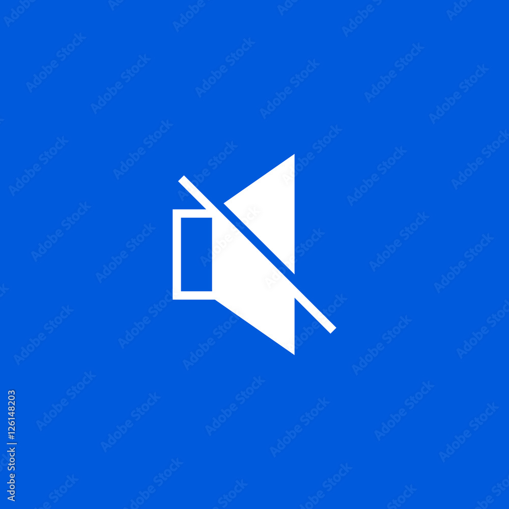 Mute sound icon vector, clip art. Also useful as logo, web UI element, symbol, graphic image, silhouette and illustration. Mute sound icon vector, clip art. Also useful as logo, web UI element, symbol, graphic image, silhouette and illustration.