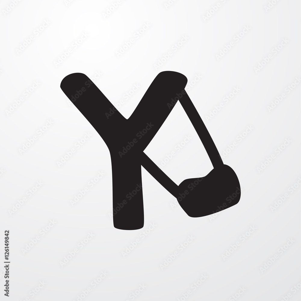 sligshot icon illustration sligshot icon illustration