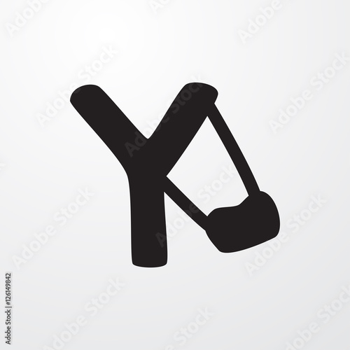 sligshot icon illustration