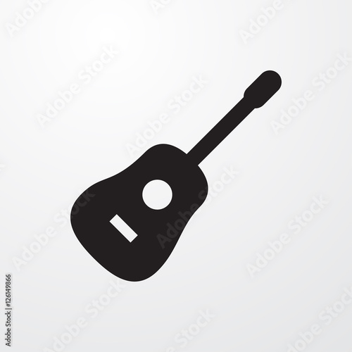 guitar icon illustration