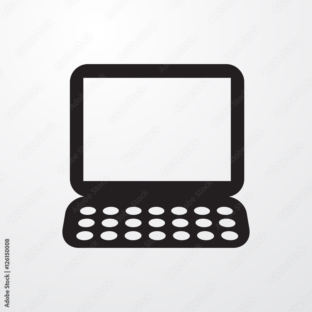laptop icon illustration laptop icon illustration