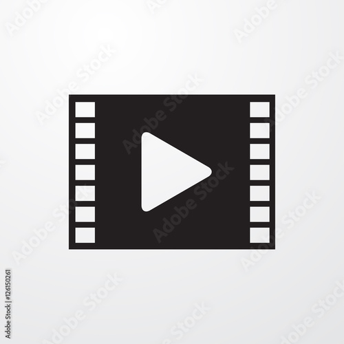 movie tape icon illustration