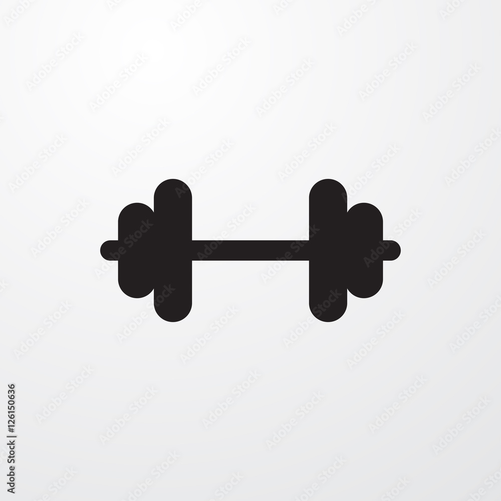 barbell icon illustration barbell icon illustration