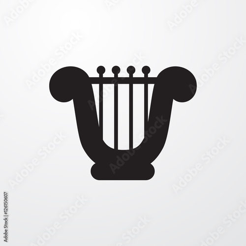 harp icon illustration