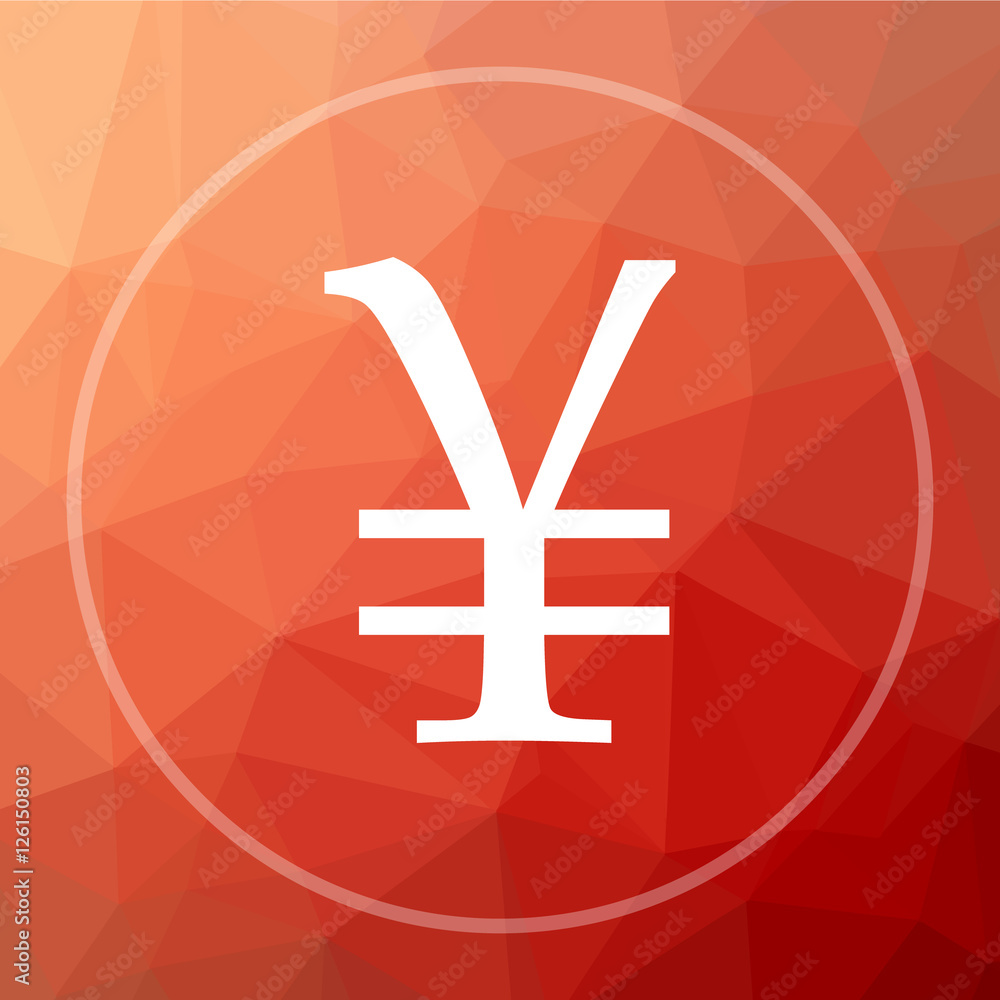 Obraz premium Yen icon