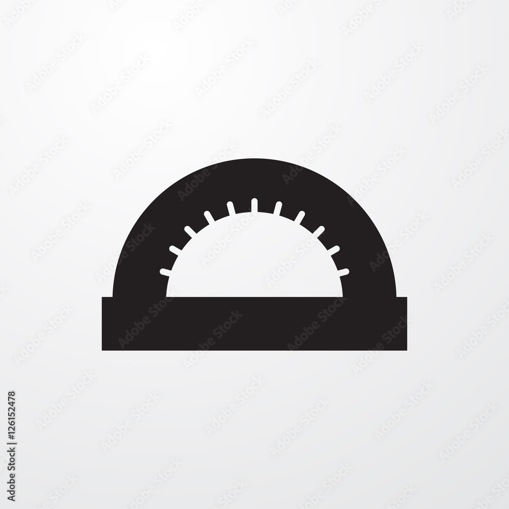 protractor icon illustration protractor icon illustration