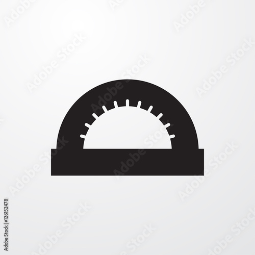 protractor icon illustration