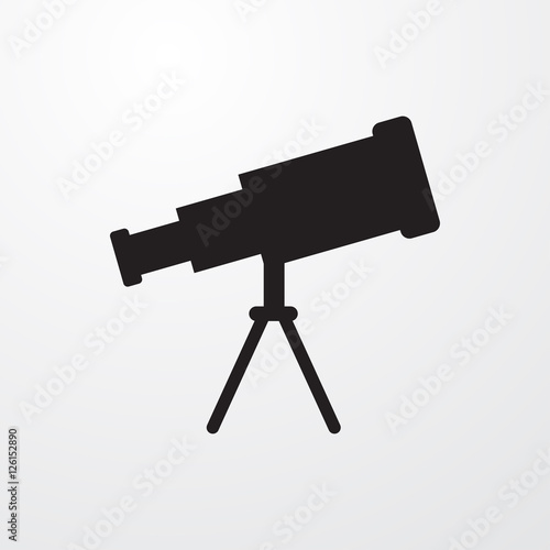 telescope icon illustration