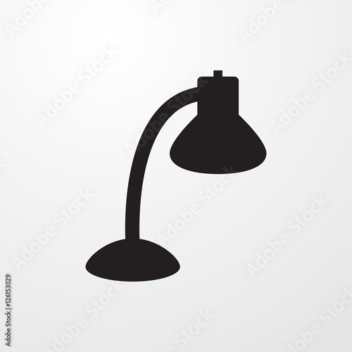 table lamp icon illustration