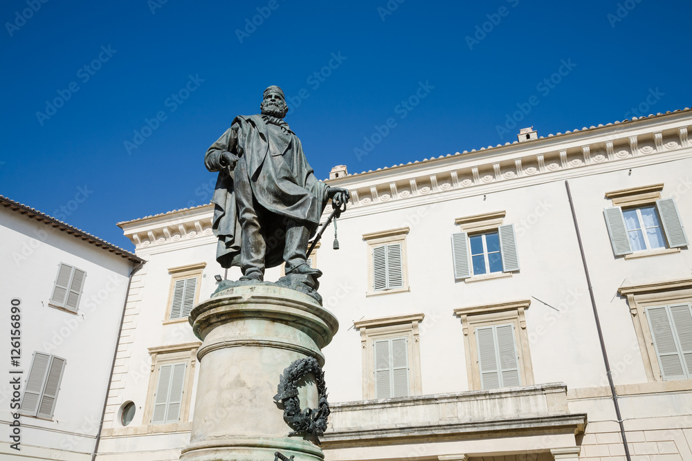 Statue Garibaldi, Foligno, Italy