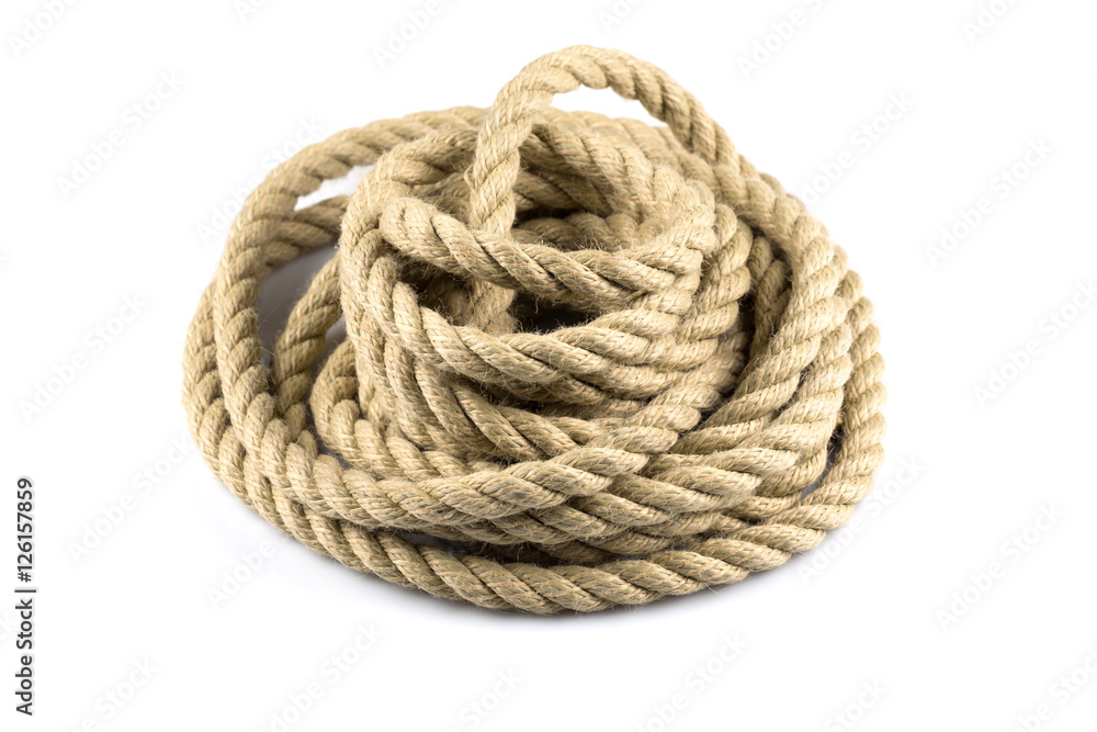 Twisted thick rope