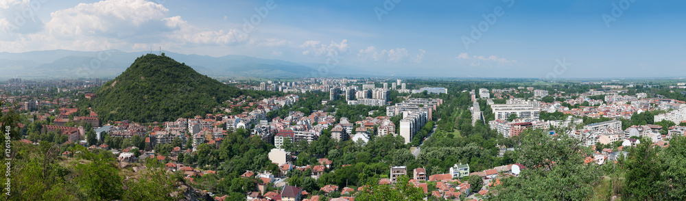 Panorama of Plovdiv, Bulgaria