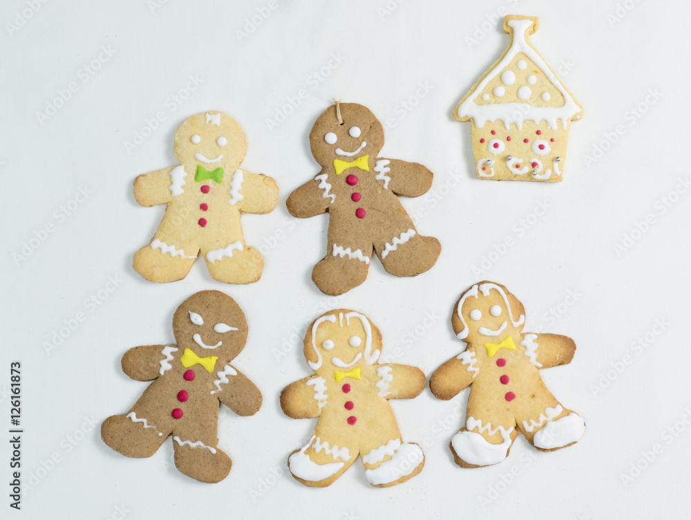 Gingerbread home made cookie boy girl and house Gingerbread home made cookie boy girl and house