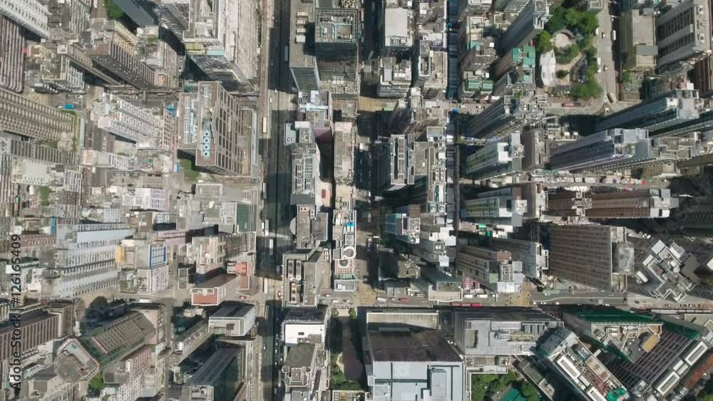 Skyscrapers, office towers, residential apartment blocks Hong Kong aerial Skyscrapers, office towers, residential apartment blocks Hong Kong aerial
