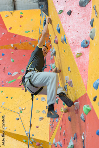 routes of wall climbing