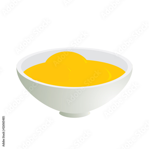 Bowl of egg yolks