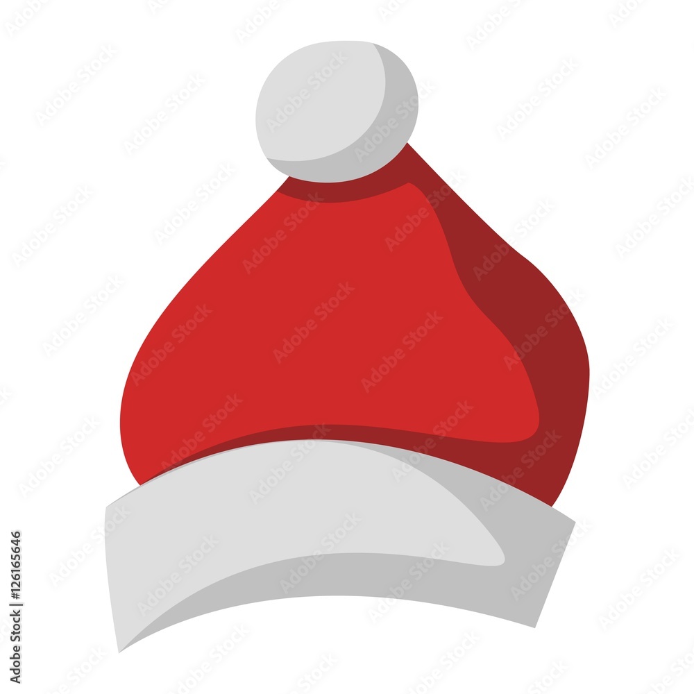 Santa christmas hat vector illustration. Santa christmas hat vector illustration.