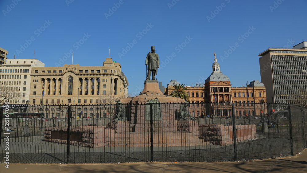 Paul Kruger Statue, Church Square, Pretoria, Southafrica