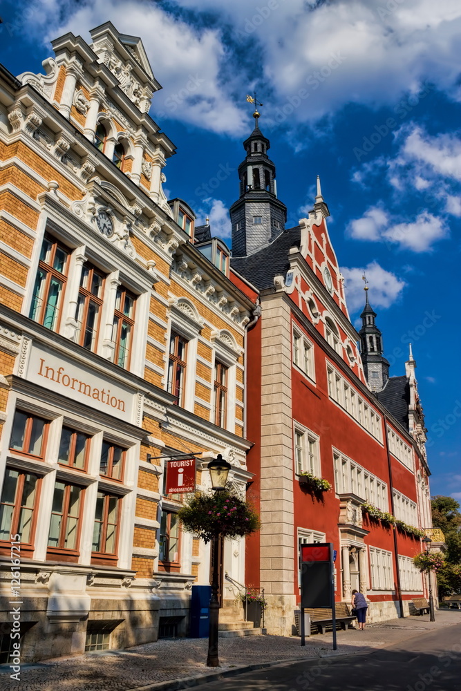 Arnstadt, Rathaus und Touristeninformation StockFoto Adobe Stock