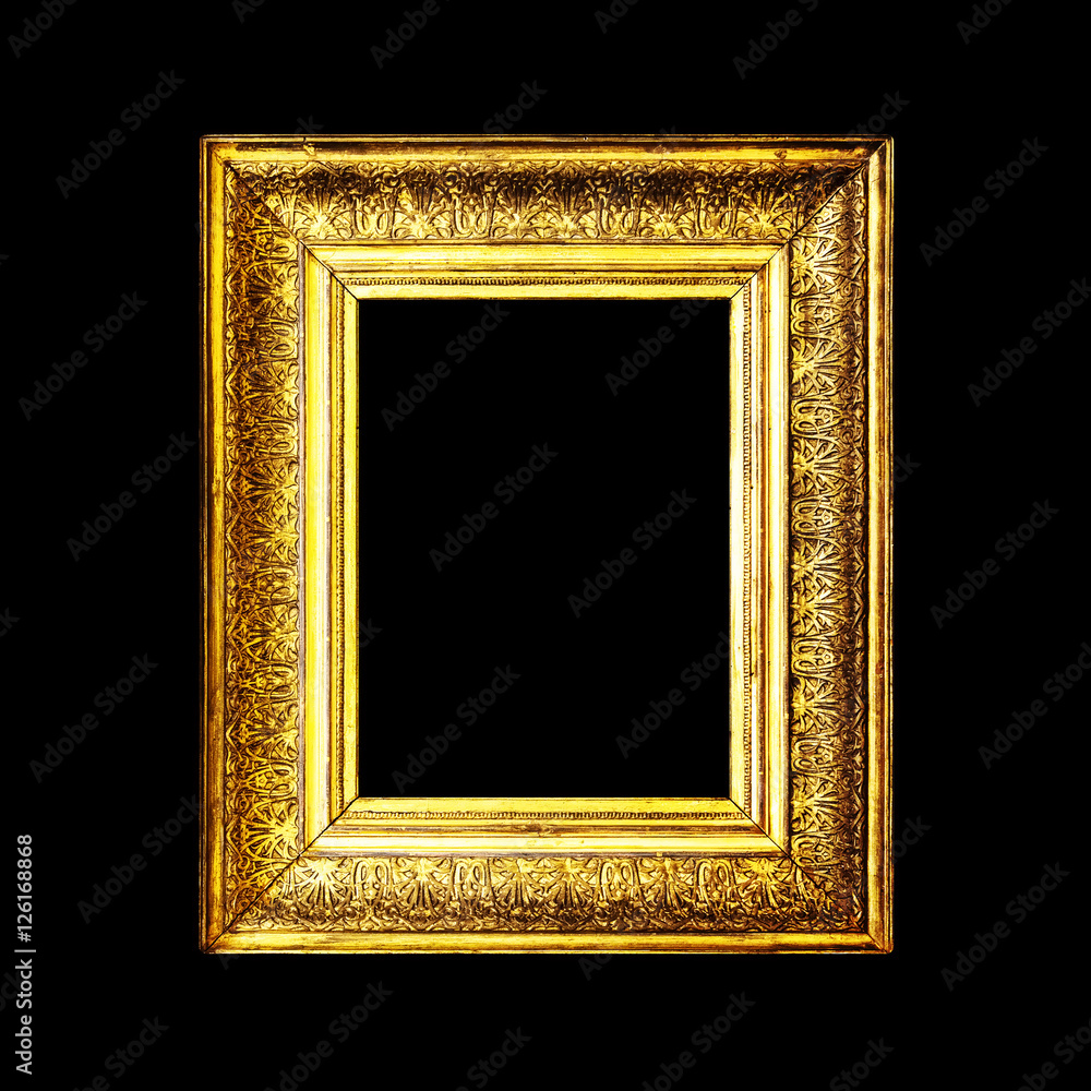 Old antique gold frame