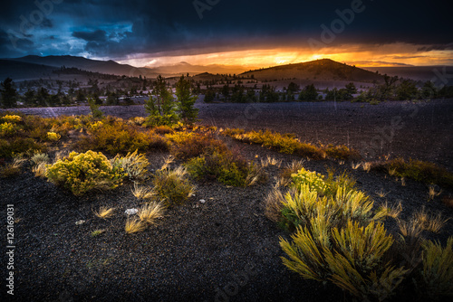 Inferno Cone Overlook Craters of The Moon at Sunset © Krzysztof Wiktor