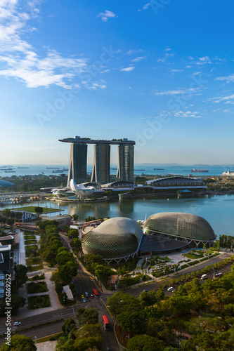 Singapore city skyline