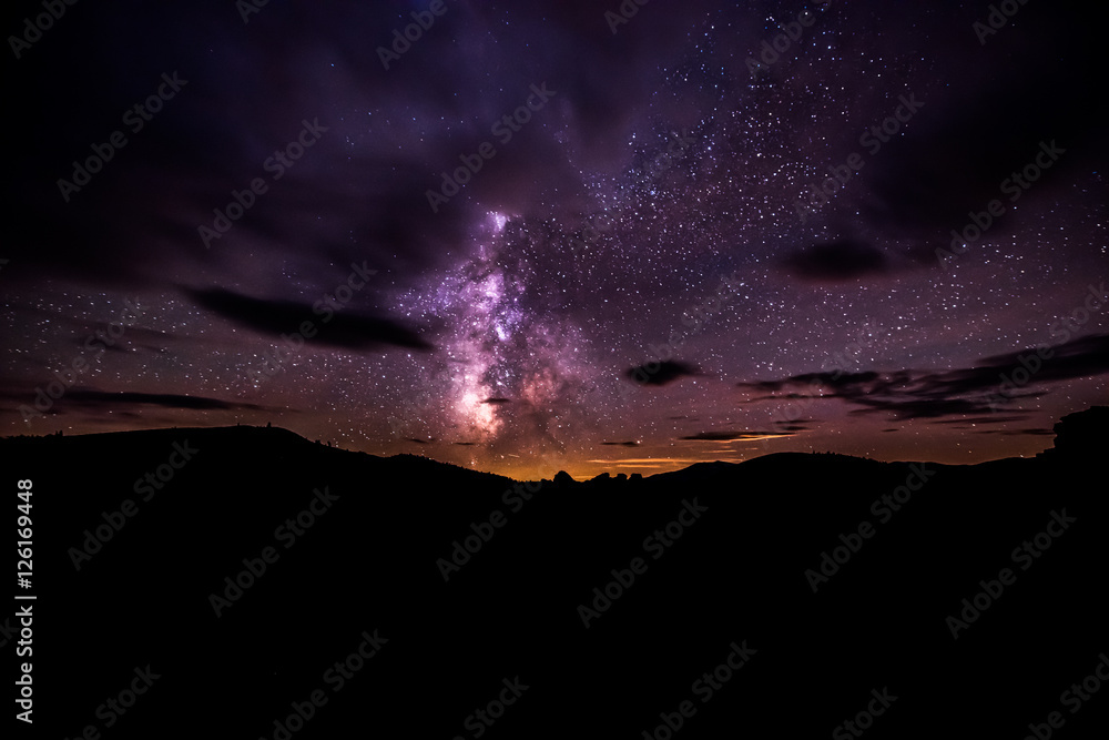Milky Way over Craters of The Moon National Preserve